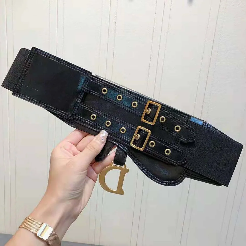 Dior Saddle Belt Black Smooth Calfskin 13.5 CM for Women Dior Saddle Belt Black Smooth Calfskin 13.5 CM for Women