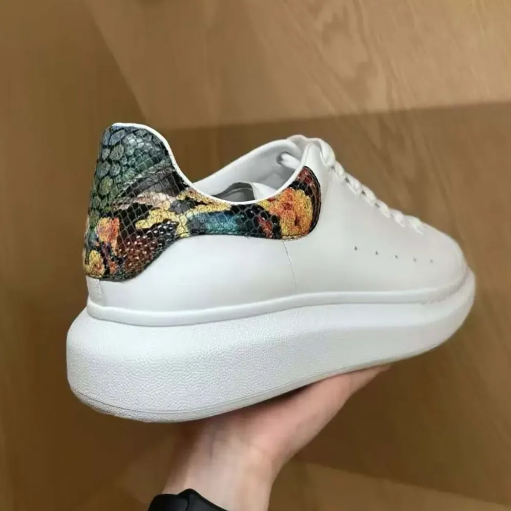 Alexander Mcqueen Oversized Sneaker in White for Unisex in Multicolour Alexander Mcqueen Oversized Sneaker in White for Unisex in Multicolour
