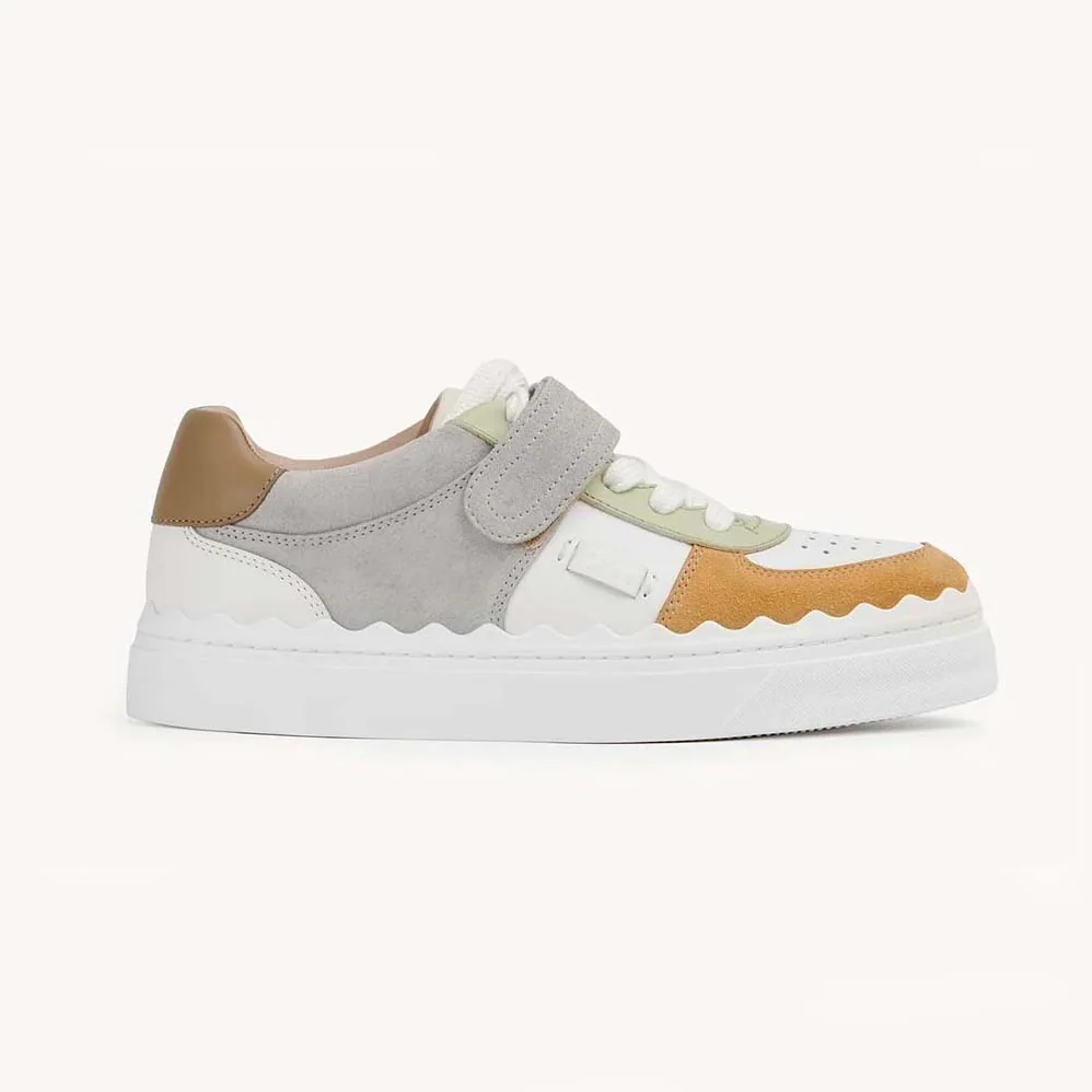 Chloe Lauren Sneaker with Strap for Women in Brown Chloe Lauren Sneaker with Strap for Women in Brown