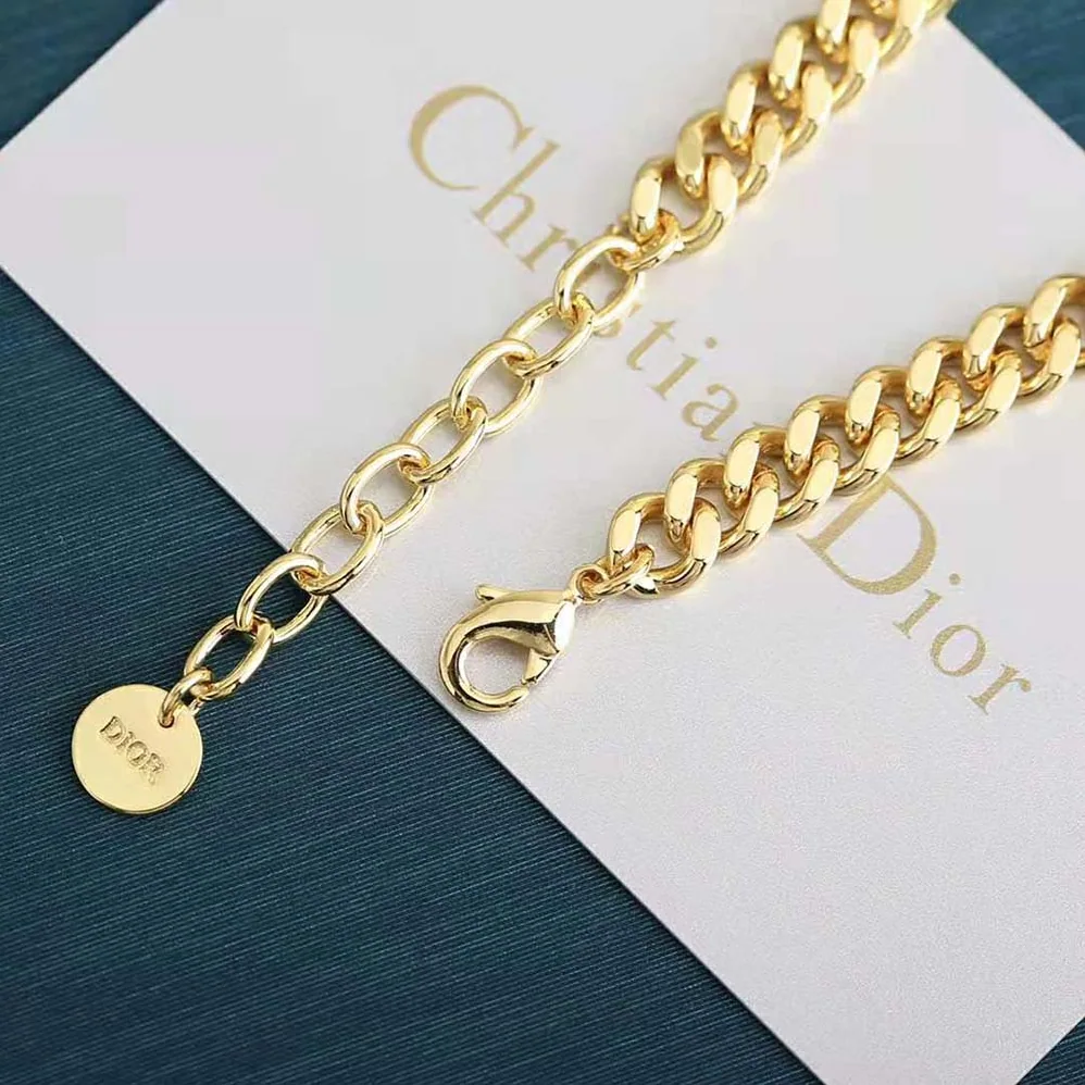 Dior Dio(r)evolution Bracelet Gold-Finish Metal and White Crystals for Women