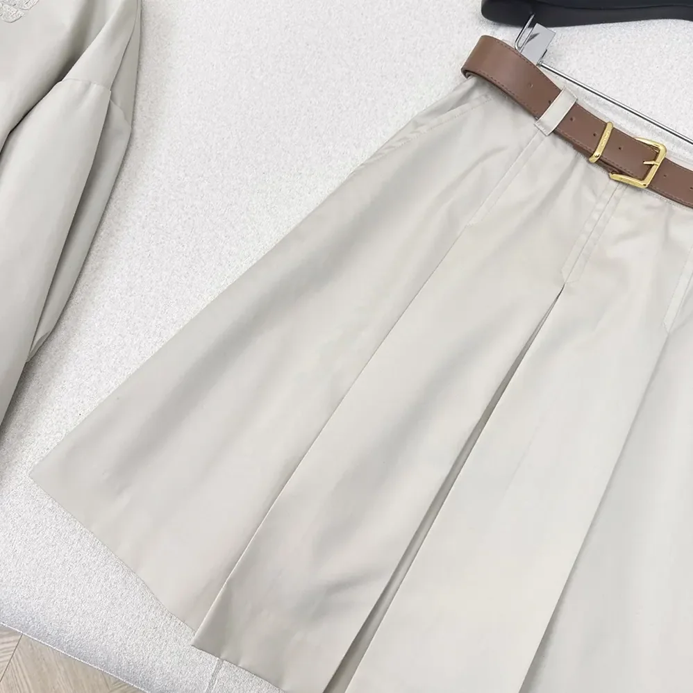 Miu Miu Panama Cotton Skirt for Women