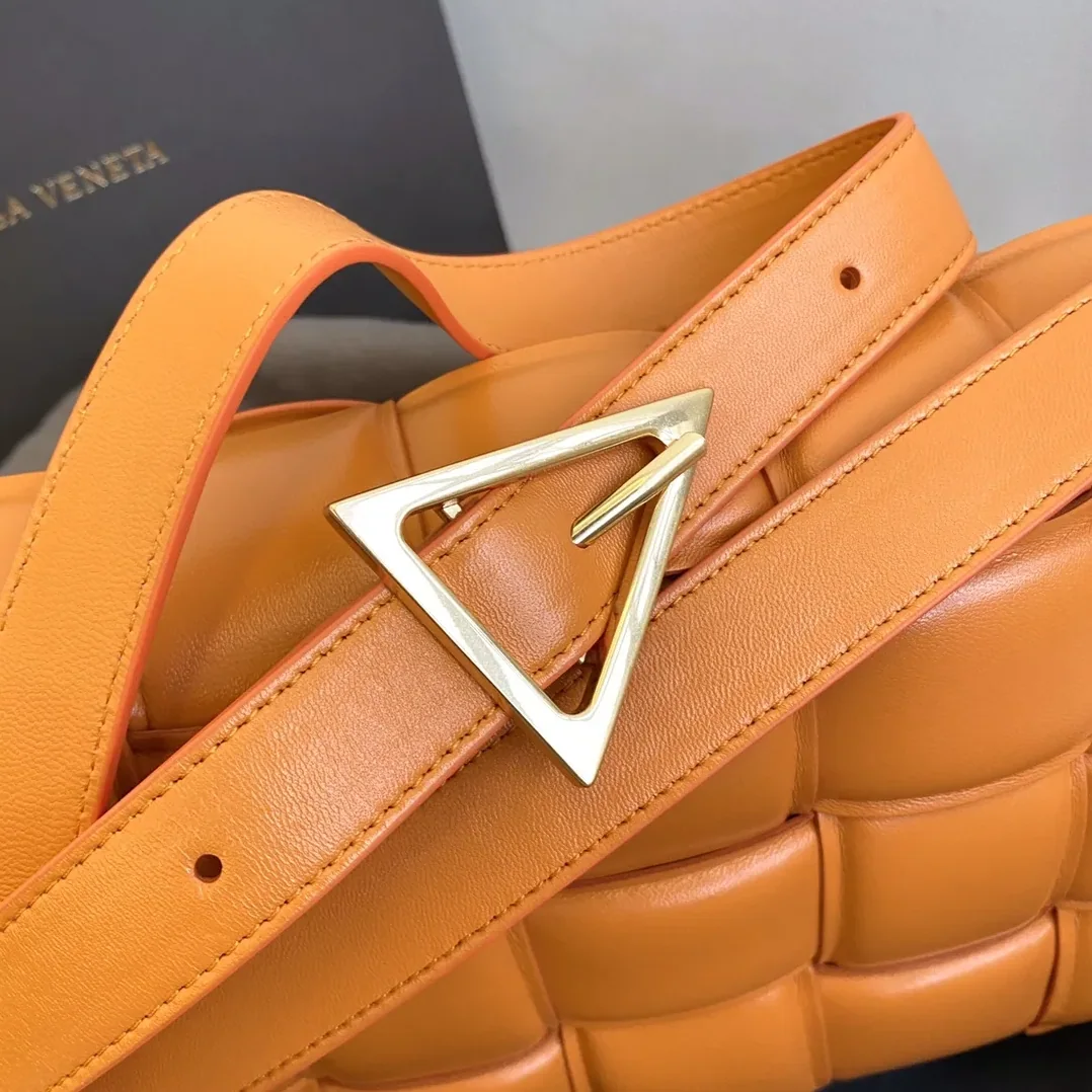 Bottega Veneta Padded Cassette Bag in In Orange
