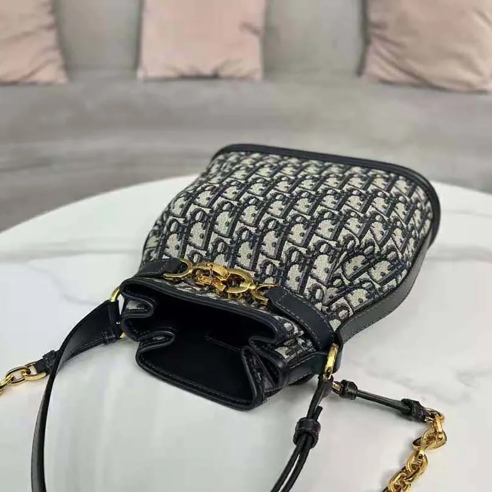 Dior Medium C'est Dior Bag Blue Dior Oblique Jacquard for Women