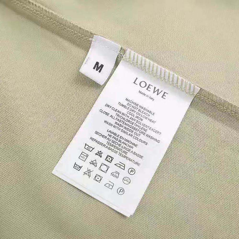Loewe Anagram T-shirt in Cotton for Men in Beige Loewe Anagram T-shirt in Cotton for Men in Beige