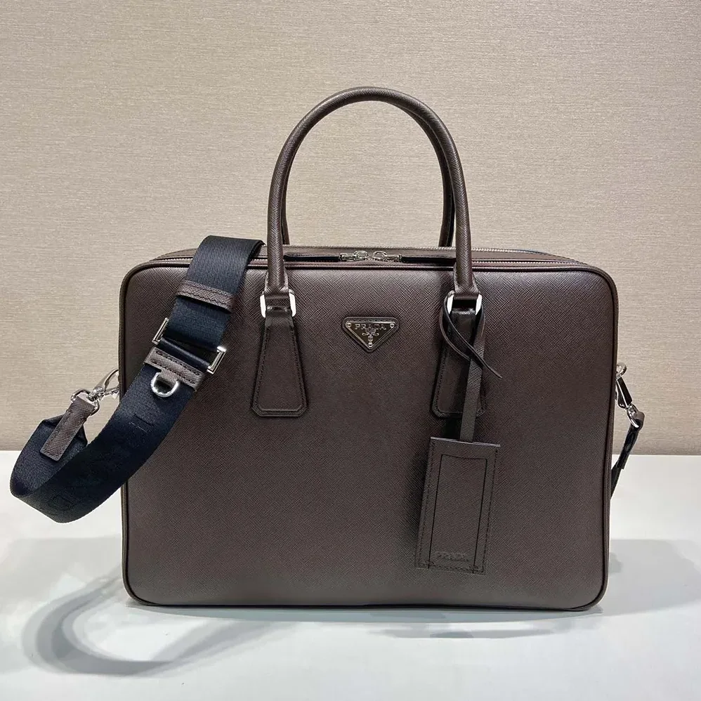 Prada Saffiano Leather Briefcase for Men Prada Saffiano Leather Briefcase for Men
