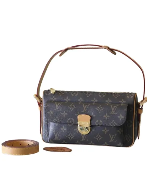 Louis Vuitton Ravello GM Monogram Shoulder Bag Brown / Louis Vuitton Ravello GM Monogram Shoulder Bag Brown /