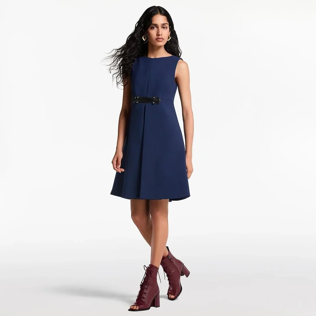 Louis Vuitton Berlin Open Toe Ankle Boots Bordeaux Red 1AICLT