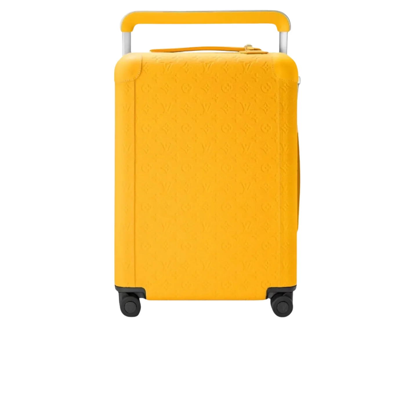 Louis Vuitton Horizon 55 Suitcase in Yellow Silver Hardware