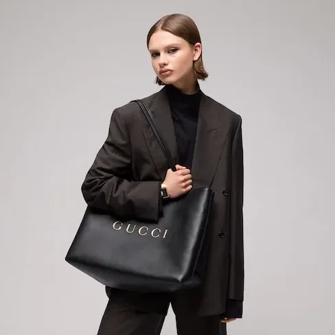 Gucci NY Large Tote Bag / Black Gold Hardware A00B4R AAHG7 1092 Gucci NY Large Tote Bag / Black Gold Hardware A00B4R AAHG7 1092