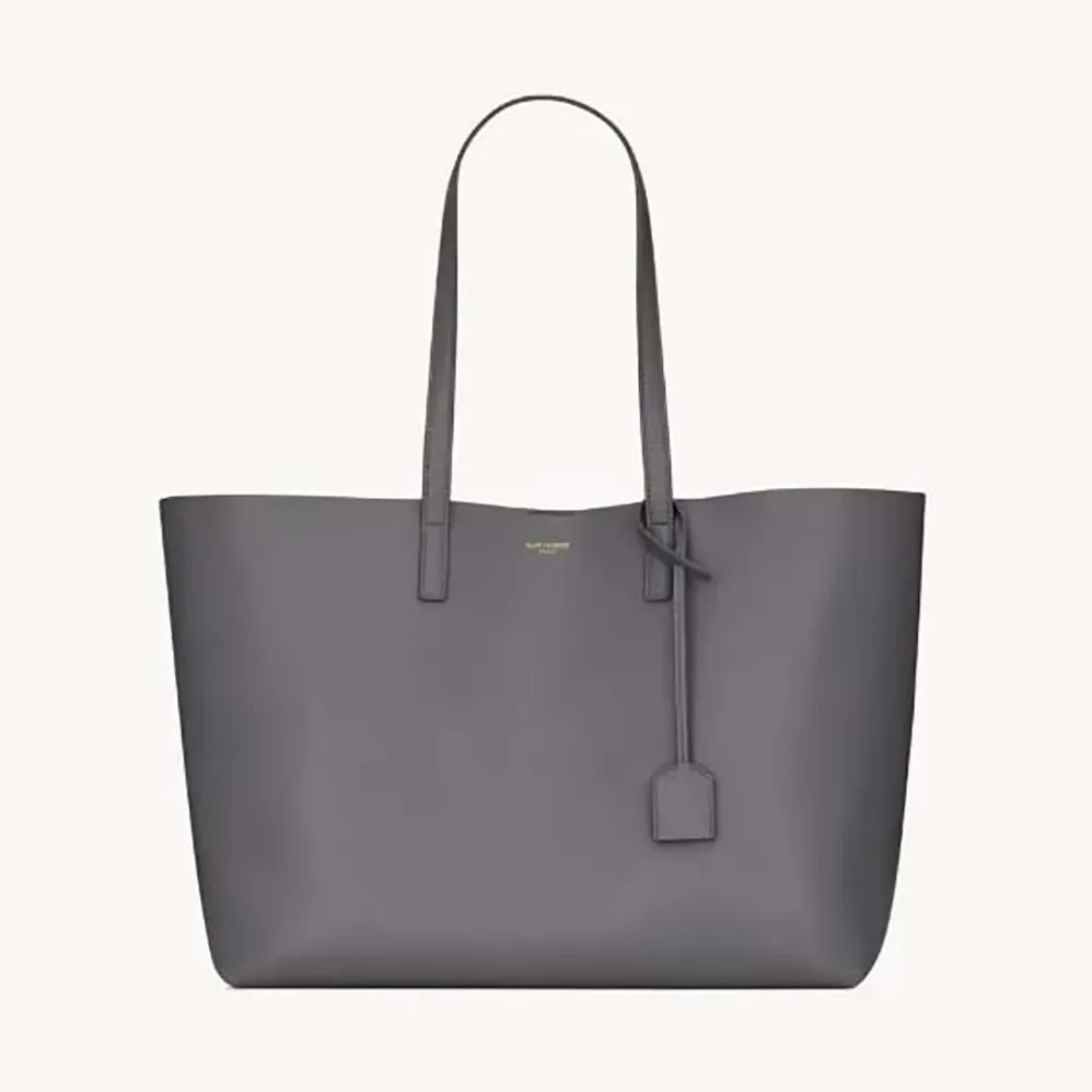 Saint Laurent YSL Shopping Saint Laurent Leather for Unisex in Grey