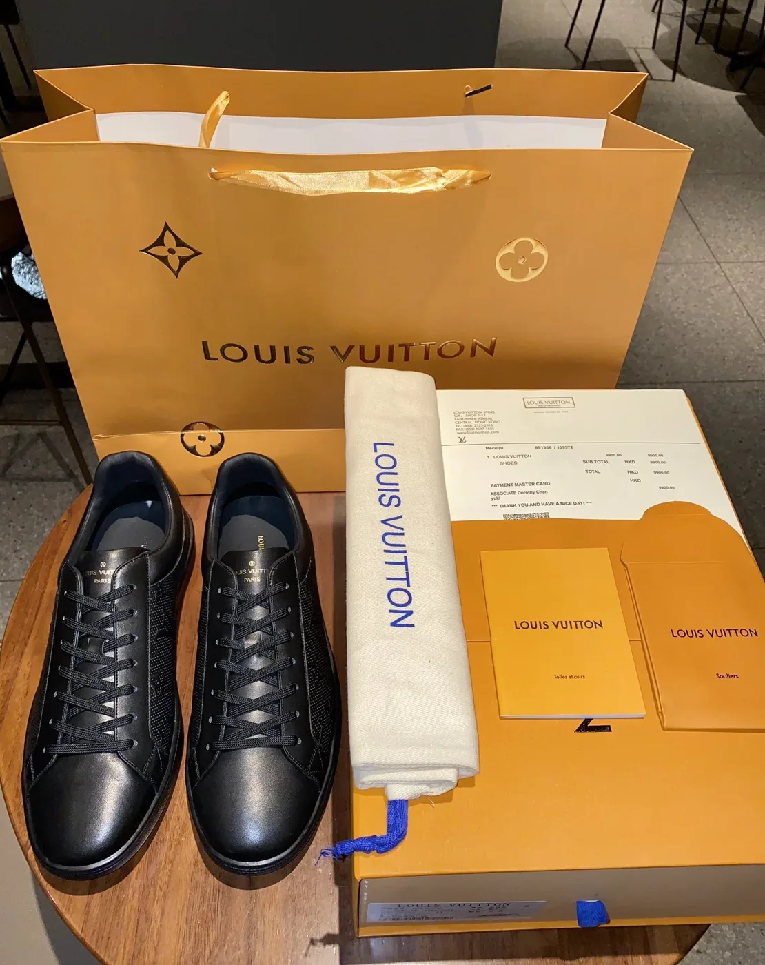 Louis Vuitton Luxembourg Sneaker Black LV 1A8QEB Louis Vuitton Luxembourg Sneaker Black LV 1A8QEB
