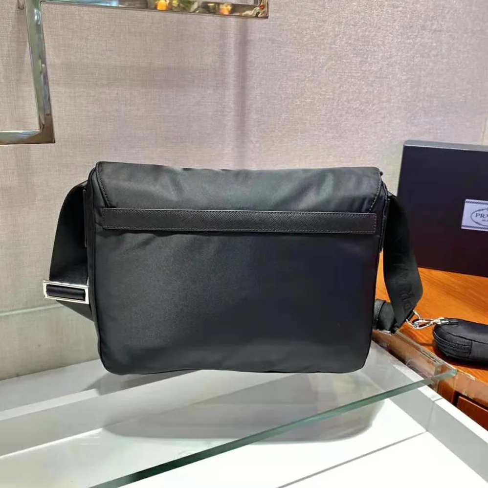 Prada Re-Nylon Shoulder Bag for Women in Black