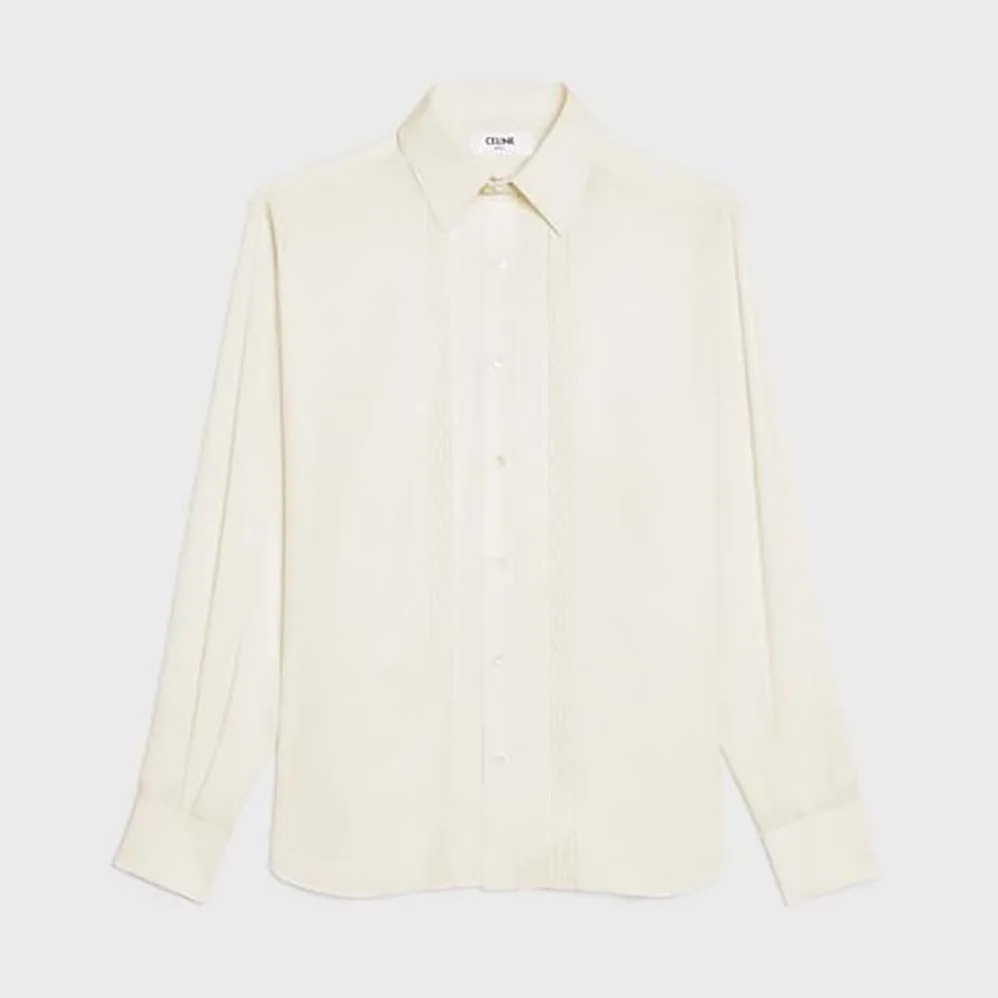 Celine Loose Shirt with Broderie Anglaise for Women
