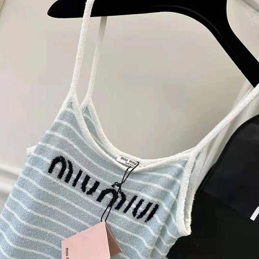 Miu Miu Bouclé Cotton Mini for Women in Dress