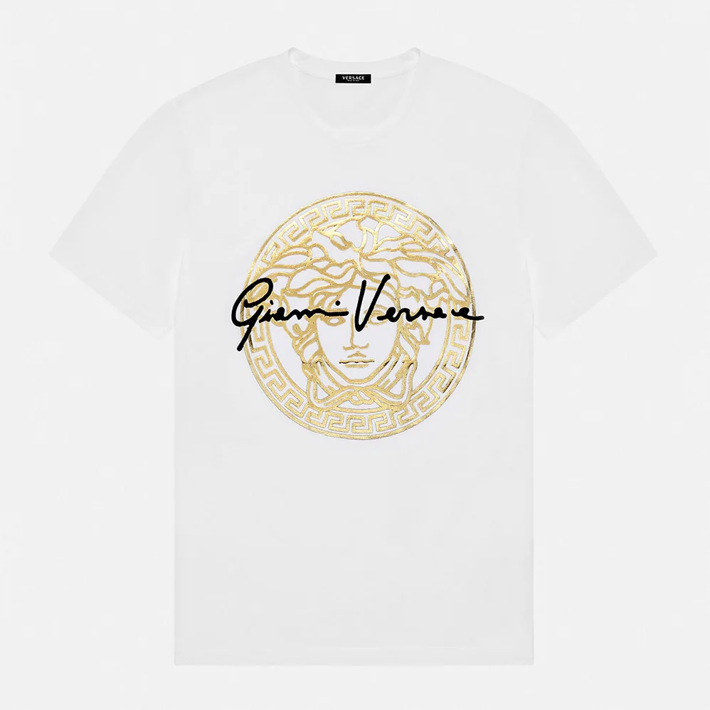 Versace GV Signature Medusa T-shirt for Men in White