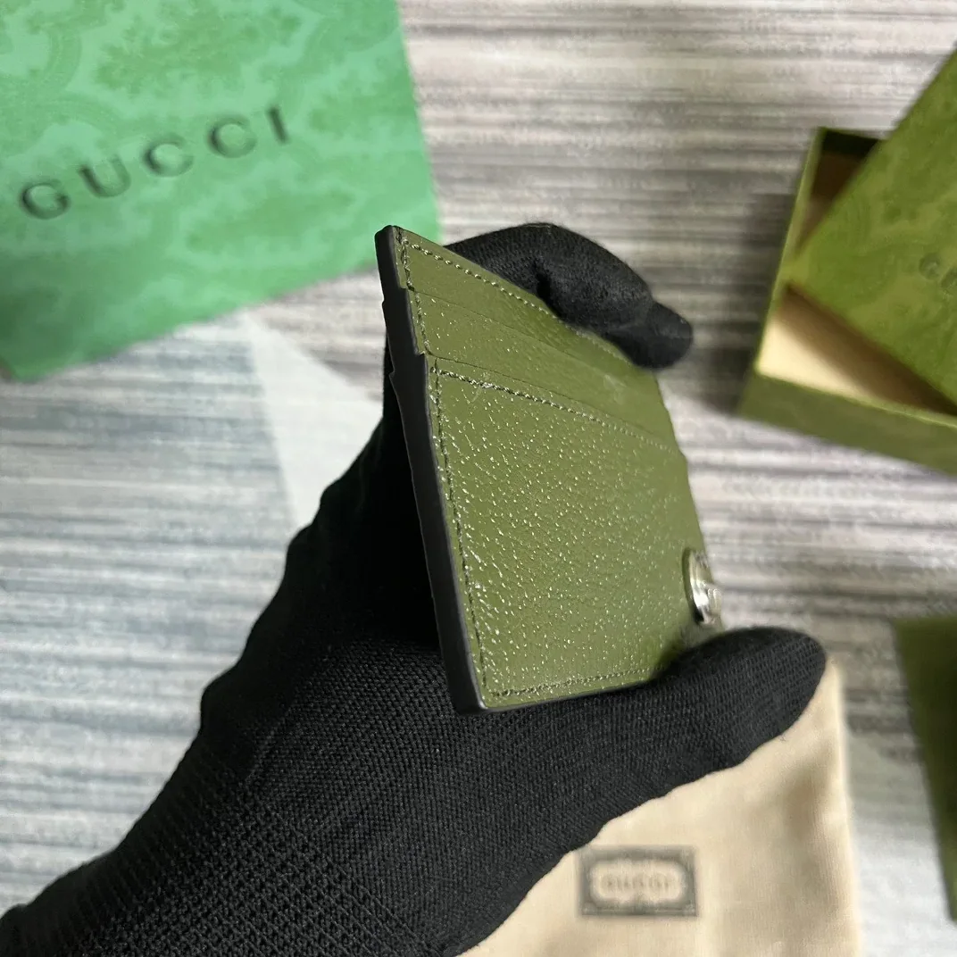 Gucci GG Marmont Card Case Green /