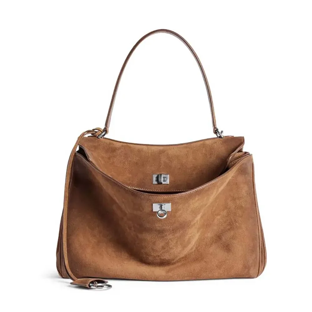 Balenciaga Rodeo Handbag Medium In Camel for Women in Brown Balenciaga Rodeo Handbag Medium In Camel for Women in Brown