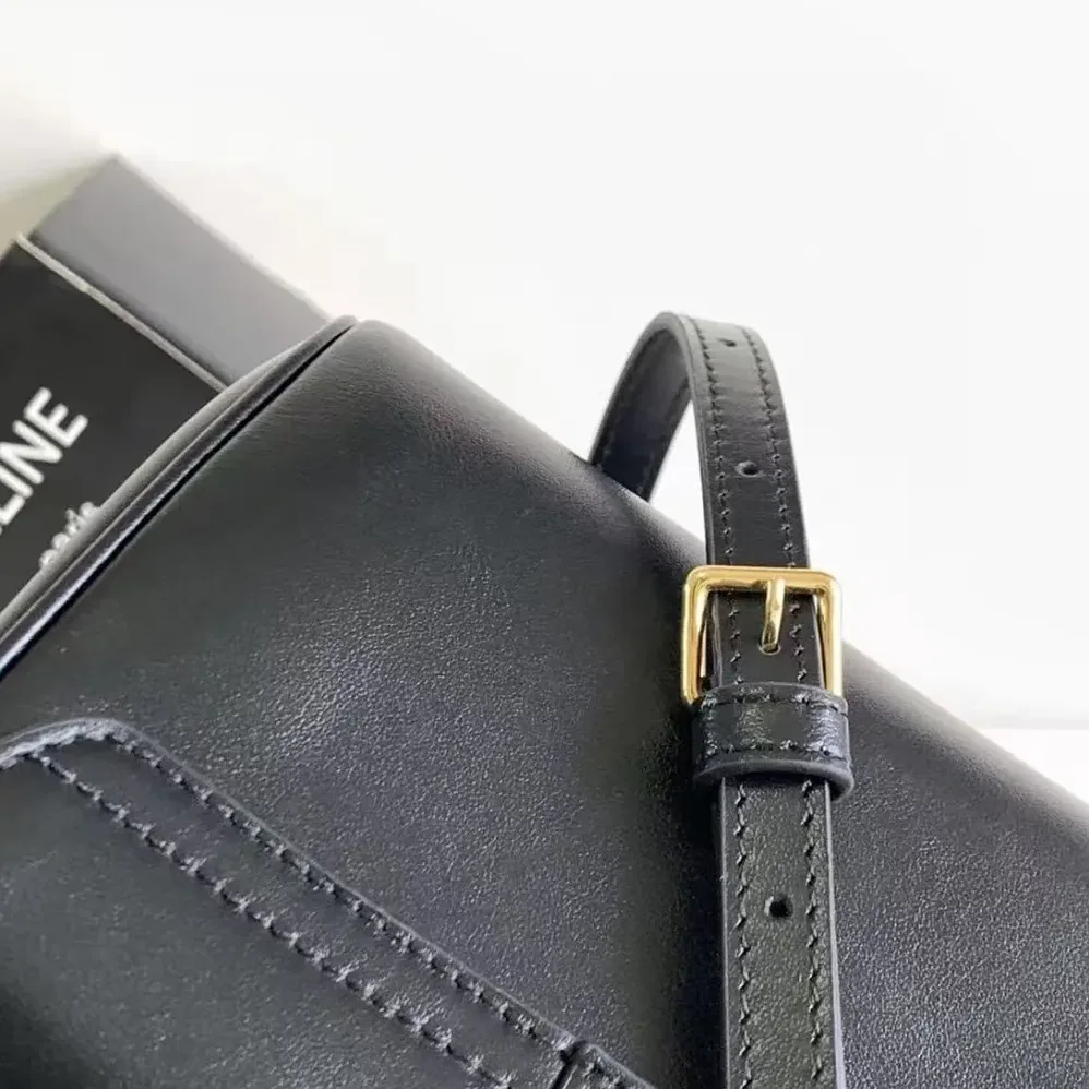 Celine Mini Soft 16 in Smooth Calfskin for Women in Black Celine Mini Soft 16 in Smooth Calfskin for Women in Black