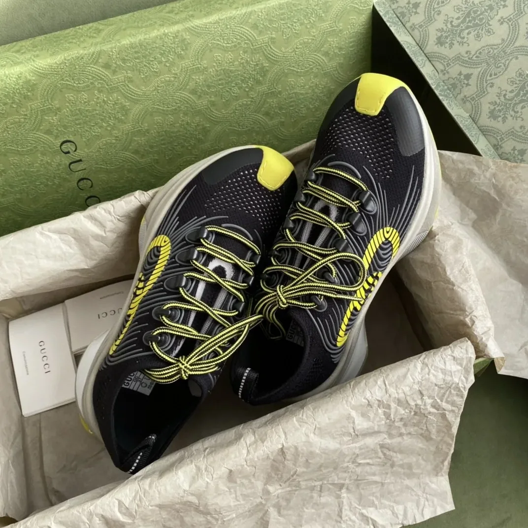 Gucci Run Sneaker Black for Men Gucci Run Sneaker Black for Men