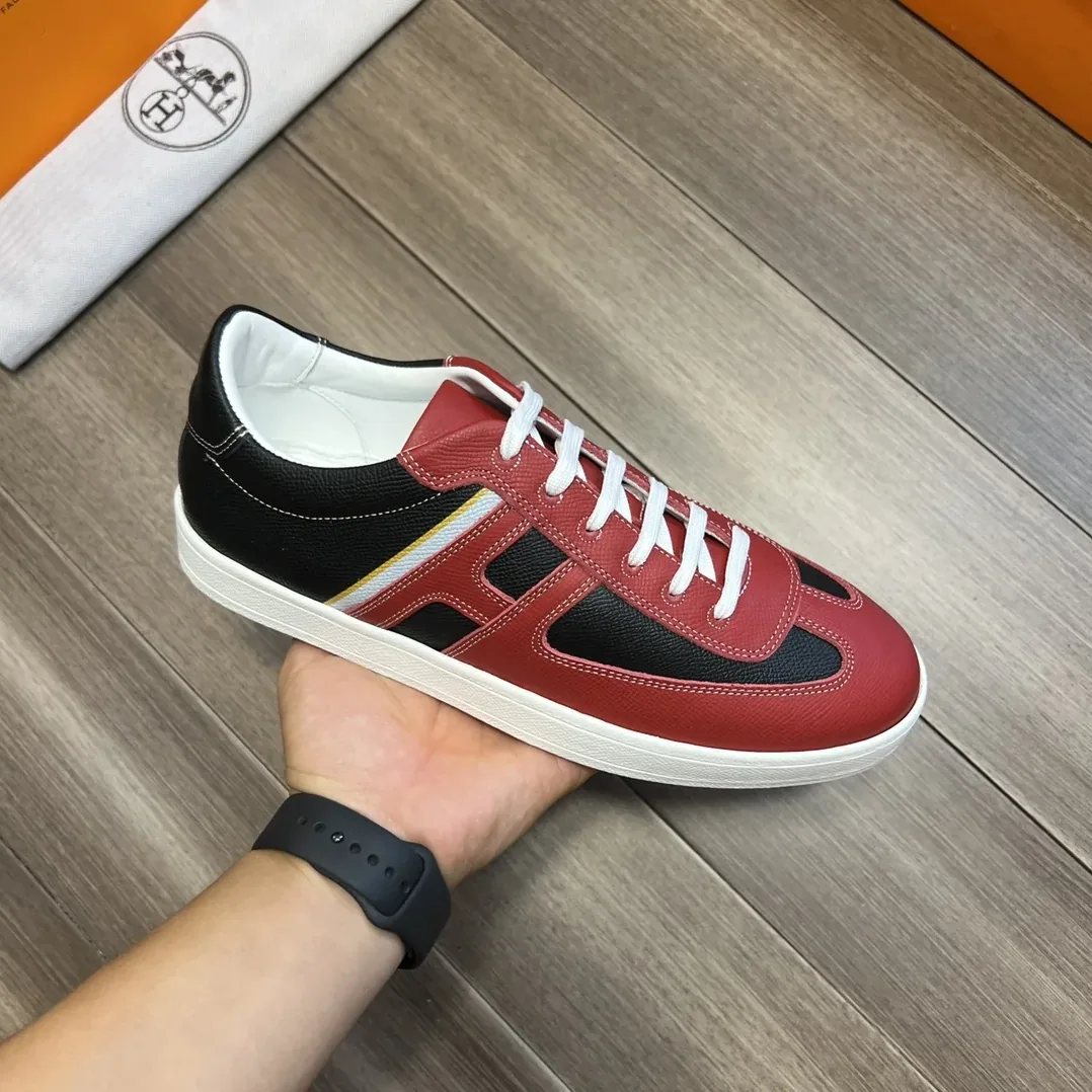 Hermes Boomerang Sneaker Red Hermes Boomerang Sneaker Red