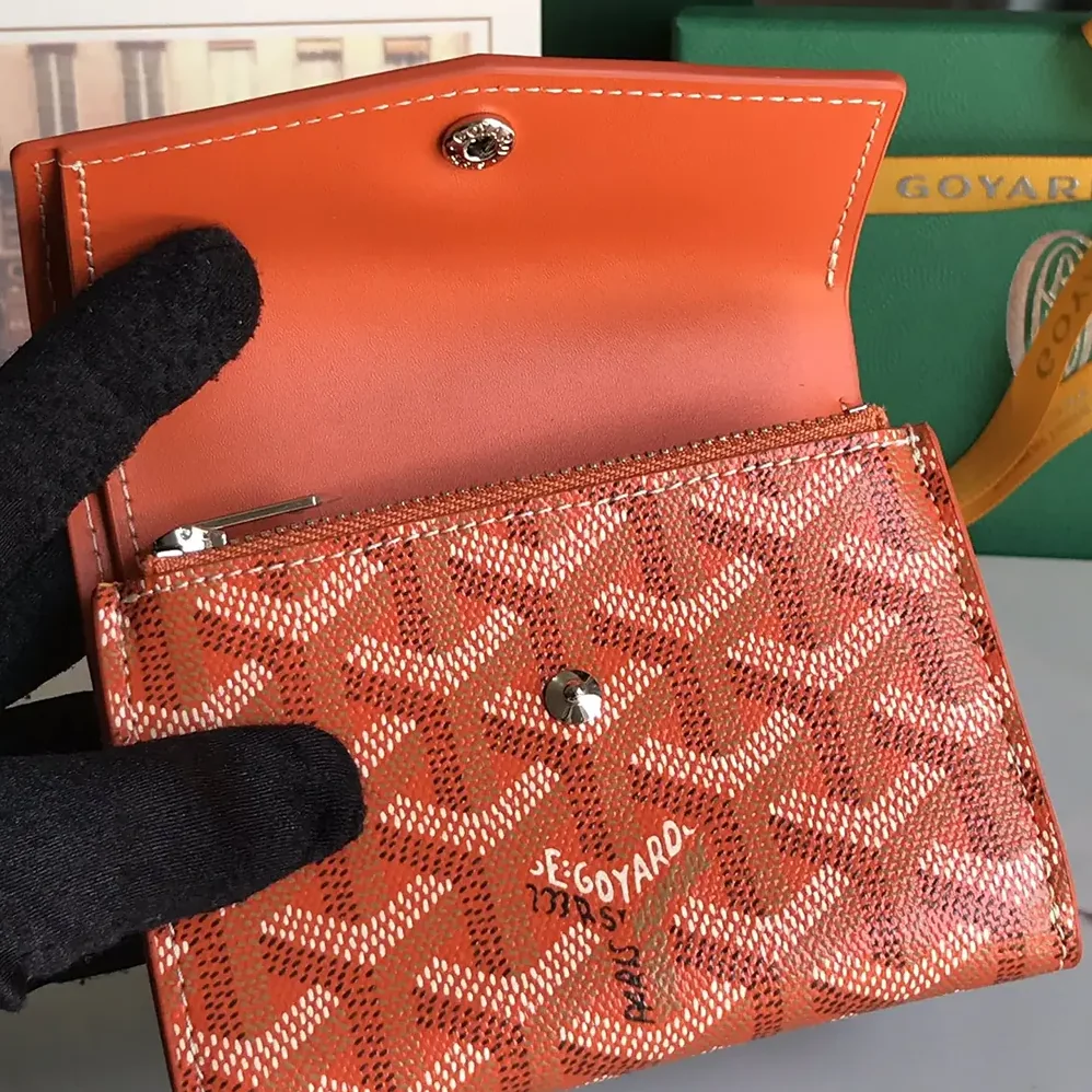 Goyard Saint Gabrie Wallet for Unisex in Orange