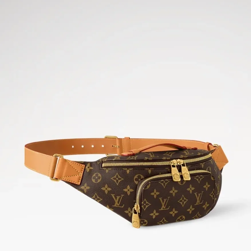 Louis Vuitton Rush Bumbag in Brown Monogram Gold Hardware