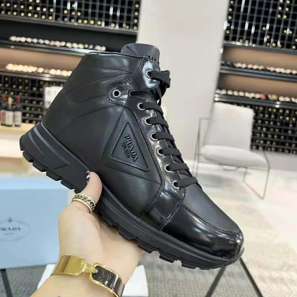Prada PRAX 01 Re-Nylon and Brushed Leather Sneakers for Men Prada PRAX 01 Re-Nylon and Brushed Leather Sneakers for Men