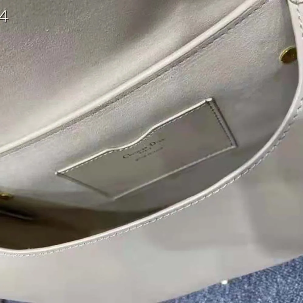 Dior Large Dior Bobby Bag Box Calfskin for Women in Beige
