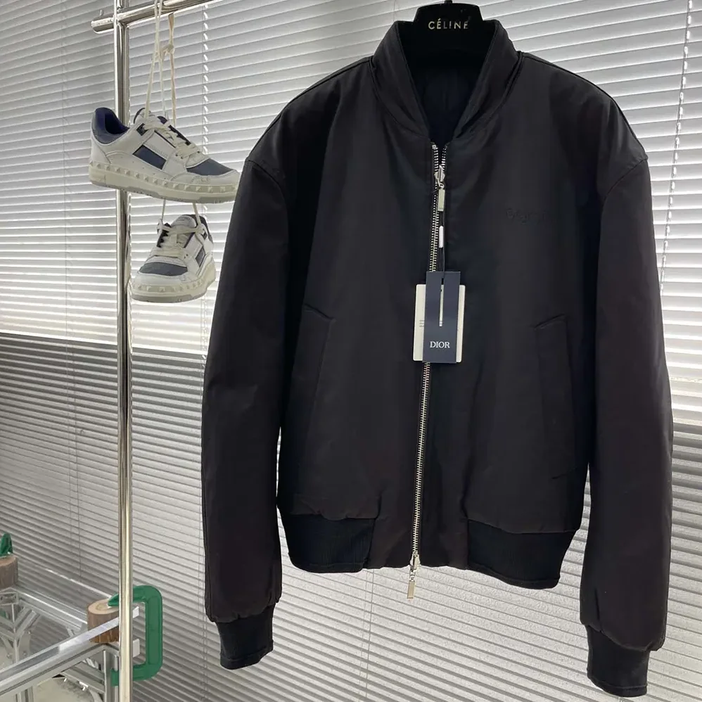 Dior Christian Dior Couture Reversible Jacket Black Blended Cotton Twill for Women