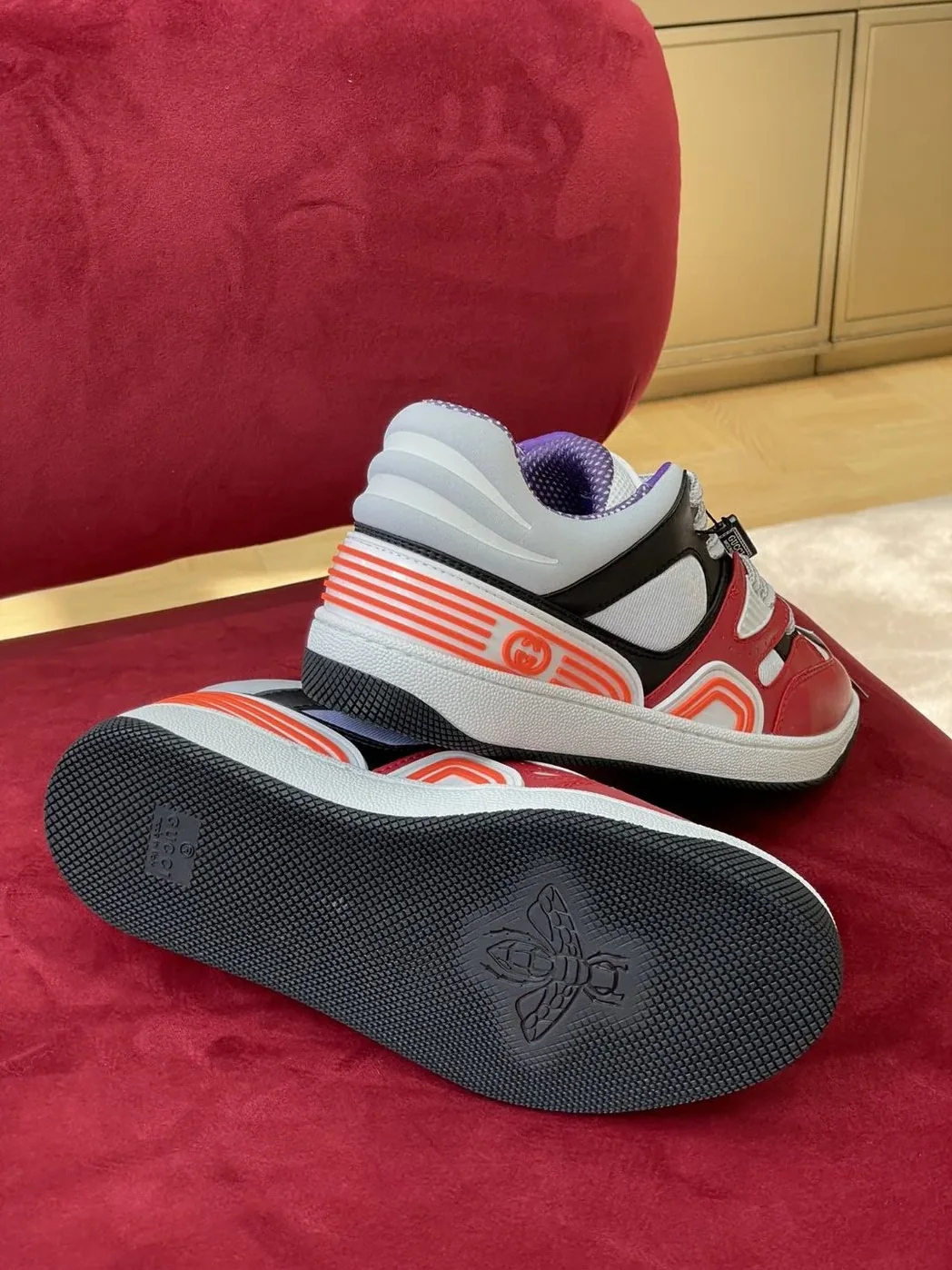 Gucci Sneaker Gucci Basket Donna Multicolor Demetra for Women
