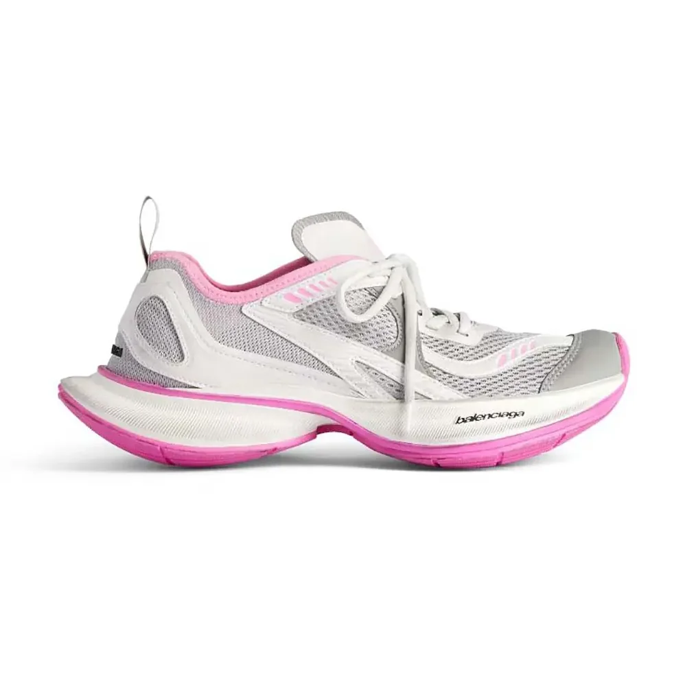 Balenciaga Circuit Sneaker in Grey White and Pink Polyester for Unisex Balenciaga Circuit Sneaker in Grey White and Pink Polyester for Unisex