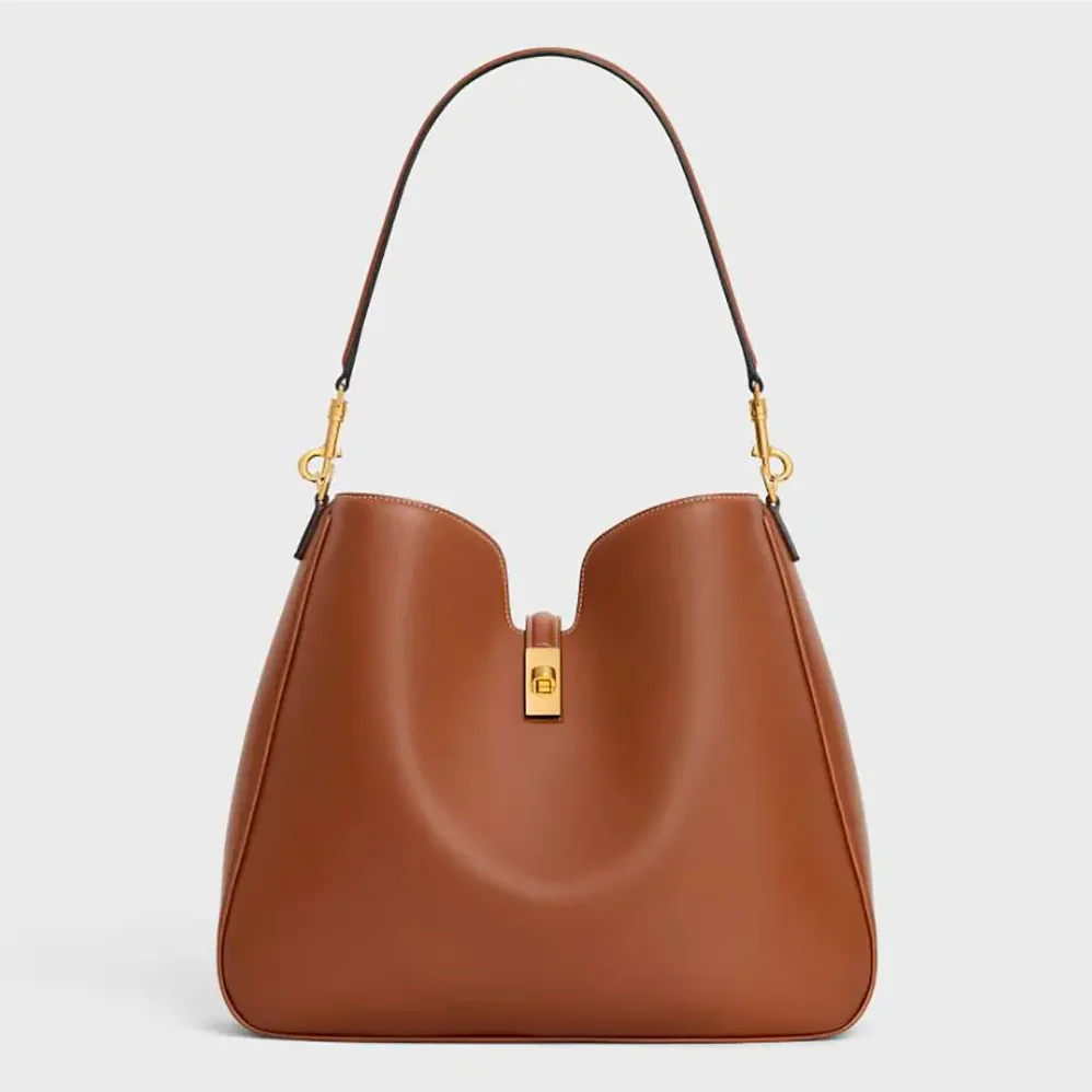 Celine Medium Camille 16 Soft Bag in Smooth Calfskin for Women in Brown Celine Medium Camille 16 Soft Bag in Smooth Calfskin for Women in Brown