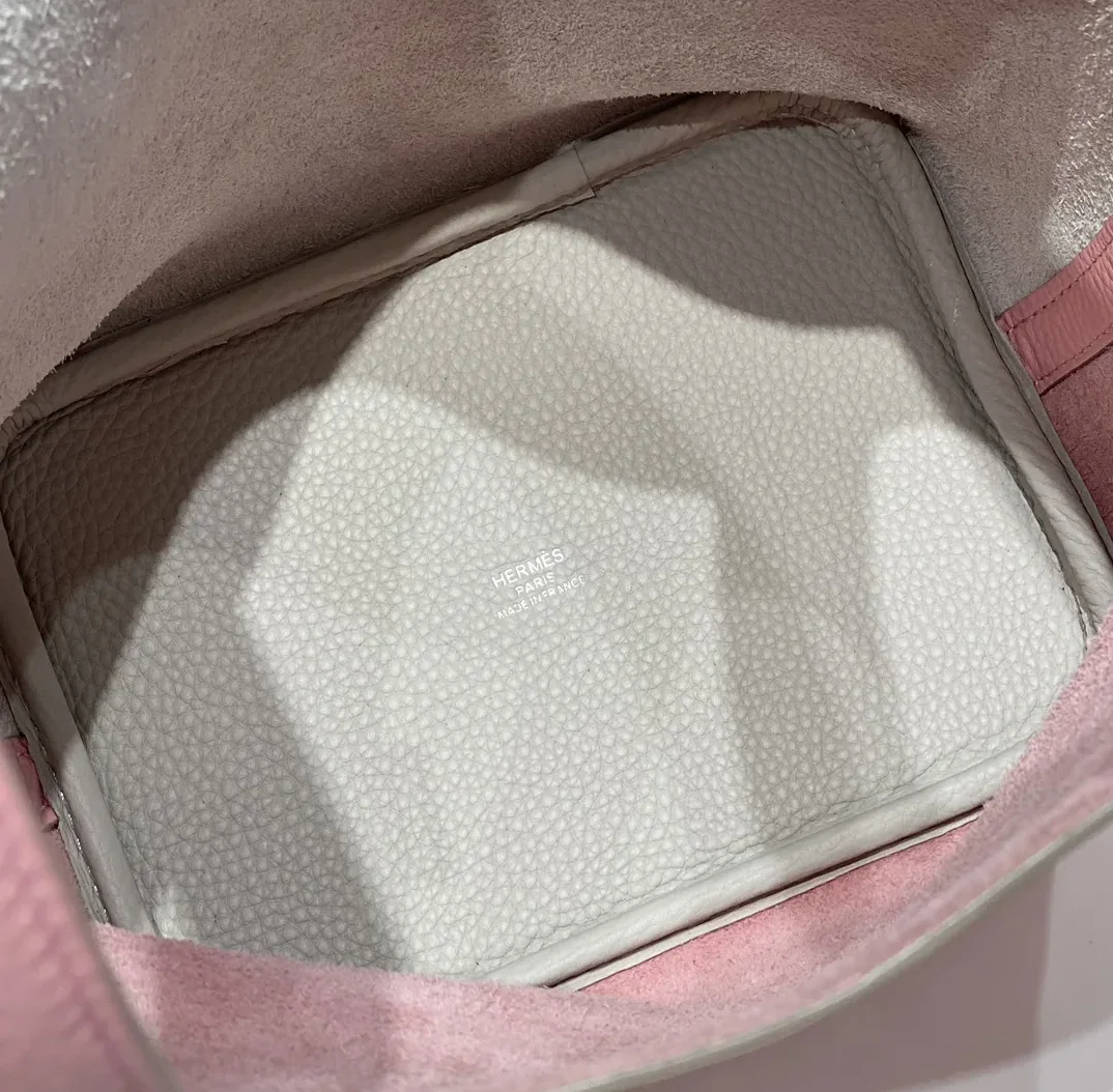 Hermes Picotin Lock 18 Bag Grey in Pink / Hermes Picotin Lock 18 Bag Grey in Pink /