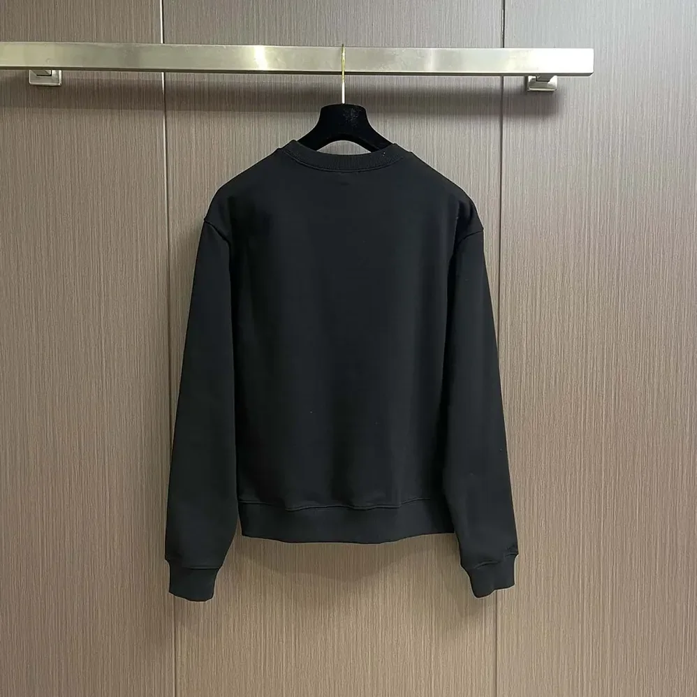 Celine Blason Loose Sweatshirt in Cotton Fleece for Men in Black Celine Blason Loose Sweatshirt in Cotton Fleece for Men in Black