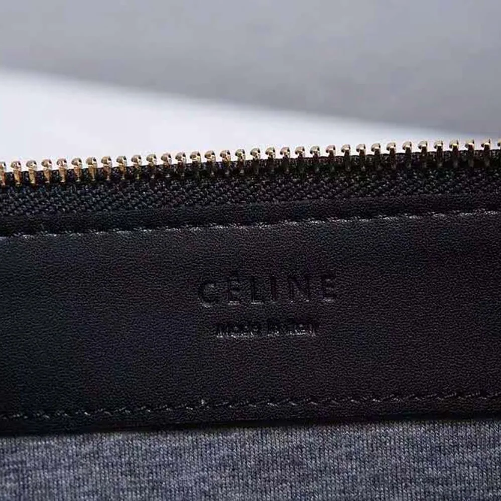 Celine Large Trio Bag in Smooth Lambskin for Women in Black