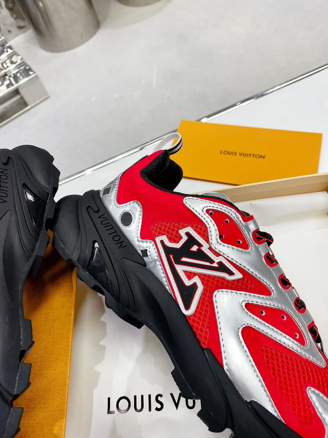 Louis Vuitton LV Runner Tatic Sneaker Red for Men