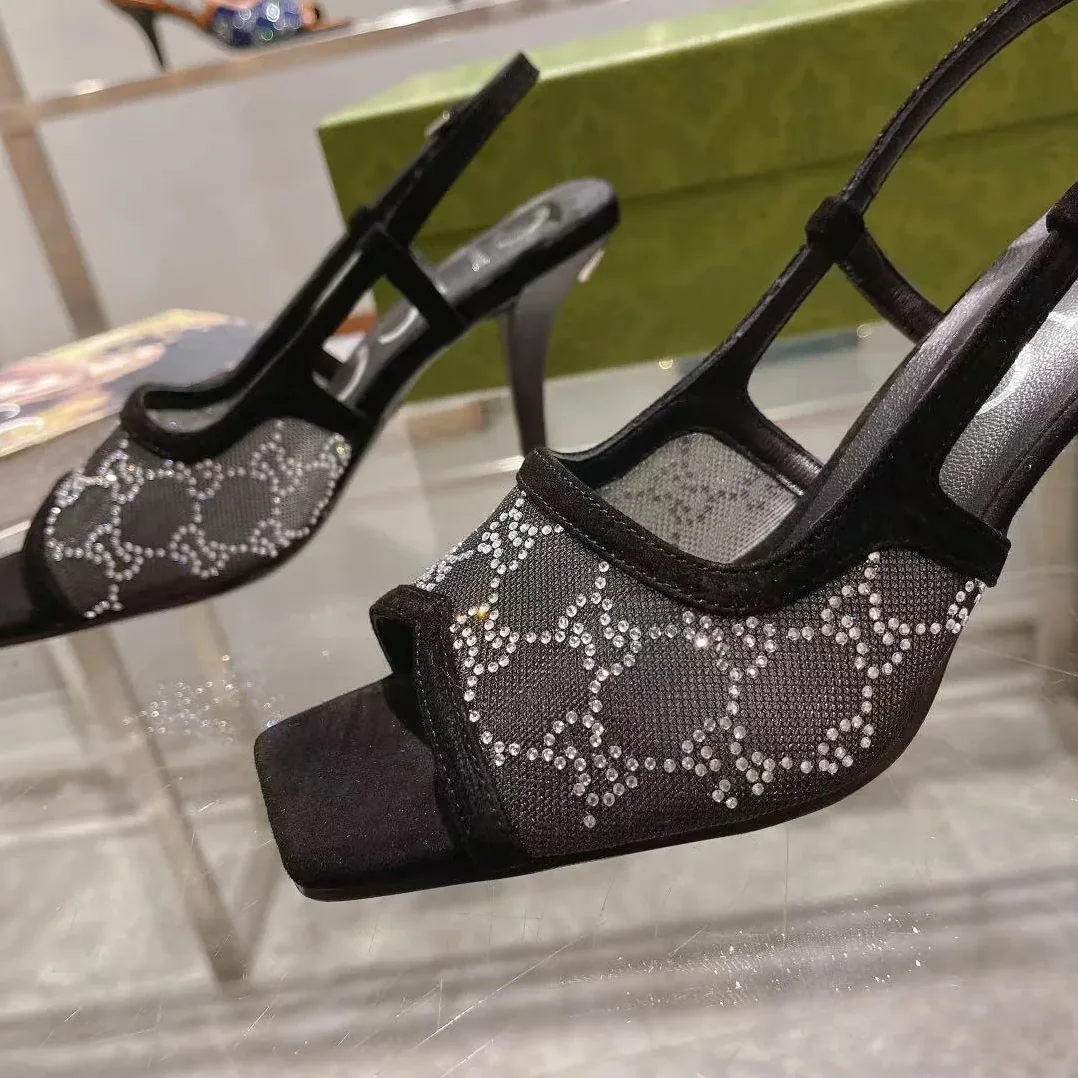 Gucci GG Slingback Mid for Women in Heel Pump Black
