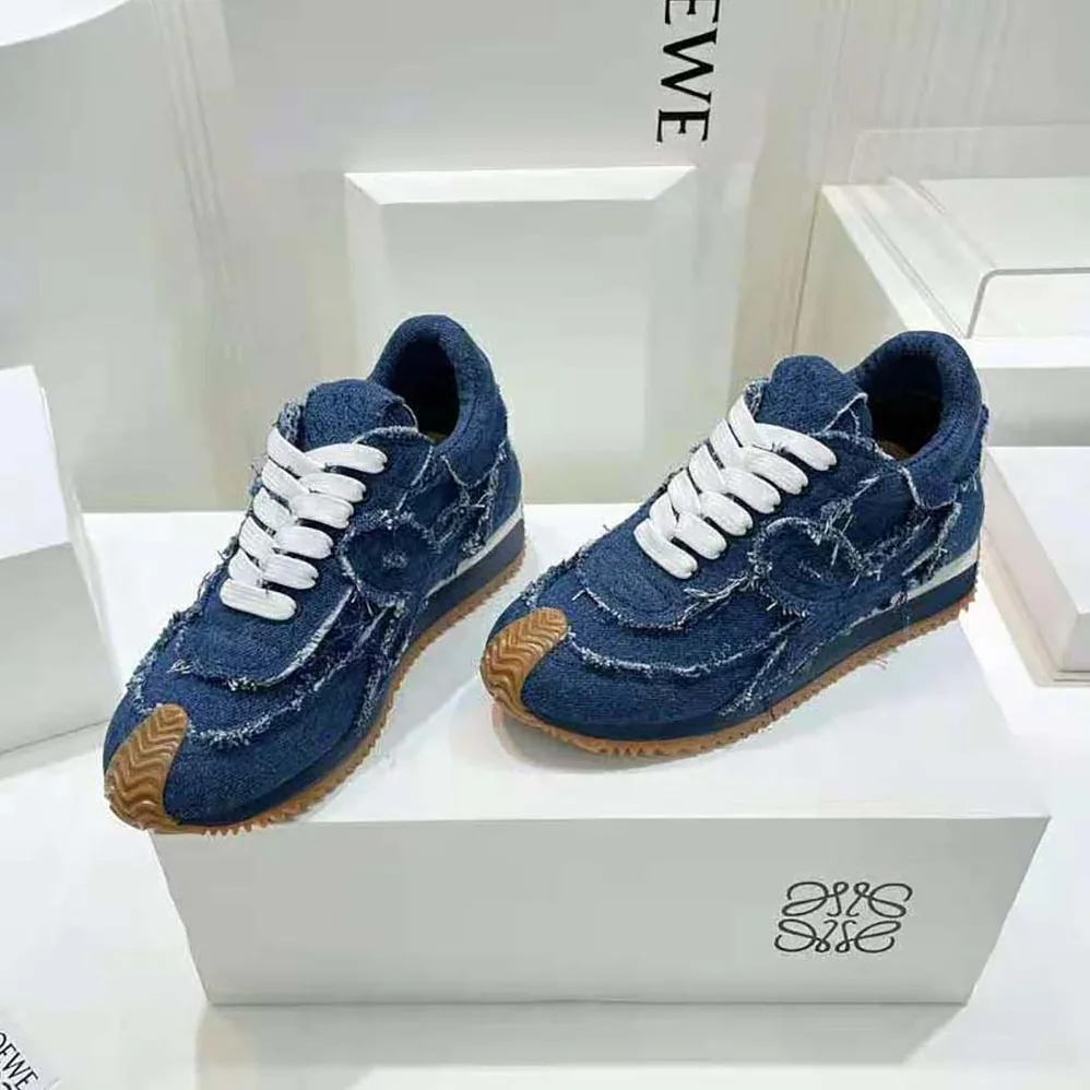 Loewe Flow Runner in Denim for Women in Blue