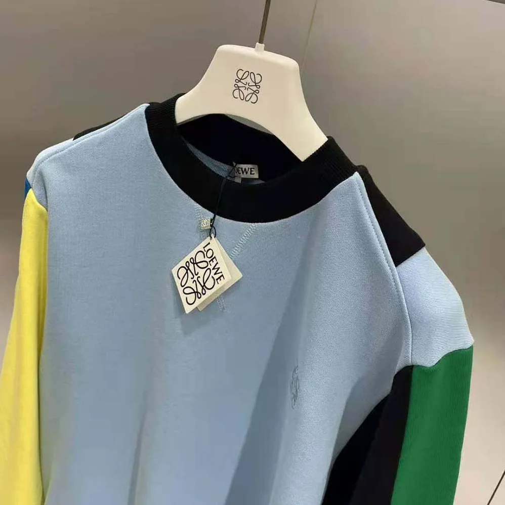 Loewe Circular Sleeve Sweatshirt in Cotton for Women