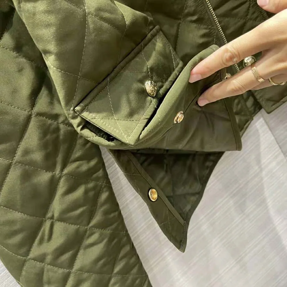 Celine Quilted Hunting Jacket in Lightweight Nylon for Women Celine Quilted Hunting Jacket in Lightweight Nylon for Women