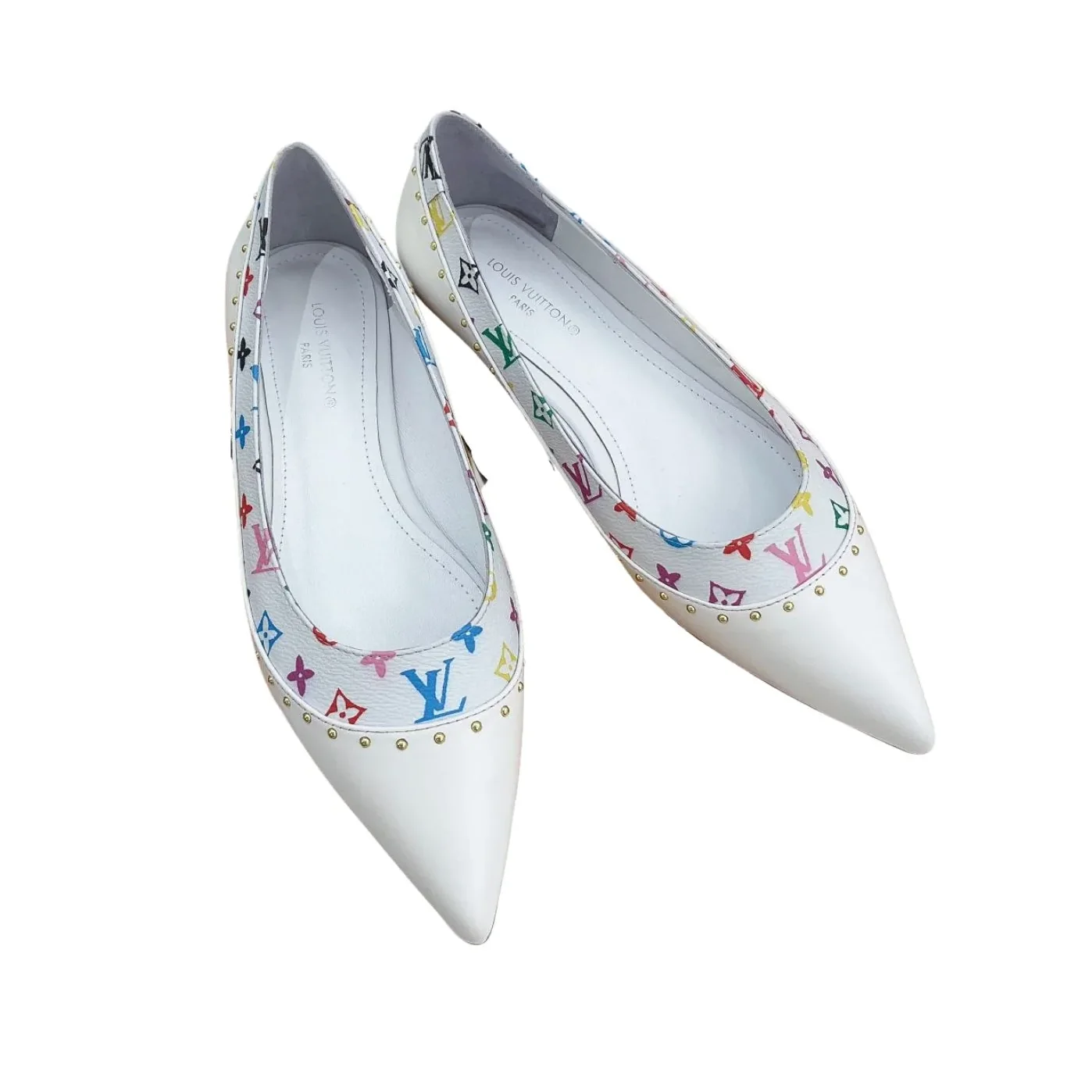 Louis Vuitton Flat Ballerina White Louis Vuitton Flat Ballerina White
