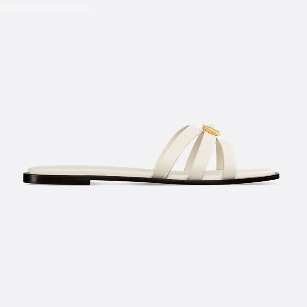 Dior 30M Slide White Calfskin for Women