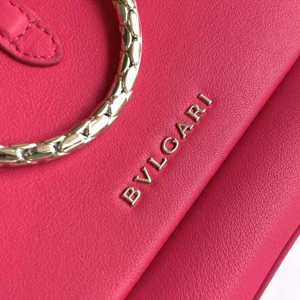 Bvlgari Serpenti Baia Small Shoulder Bag in Calf Leather for Women in Pink Bvlgari Serpenti Baia Small Shoulder Bag in Calf Leather for Women in Pink
