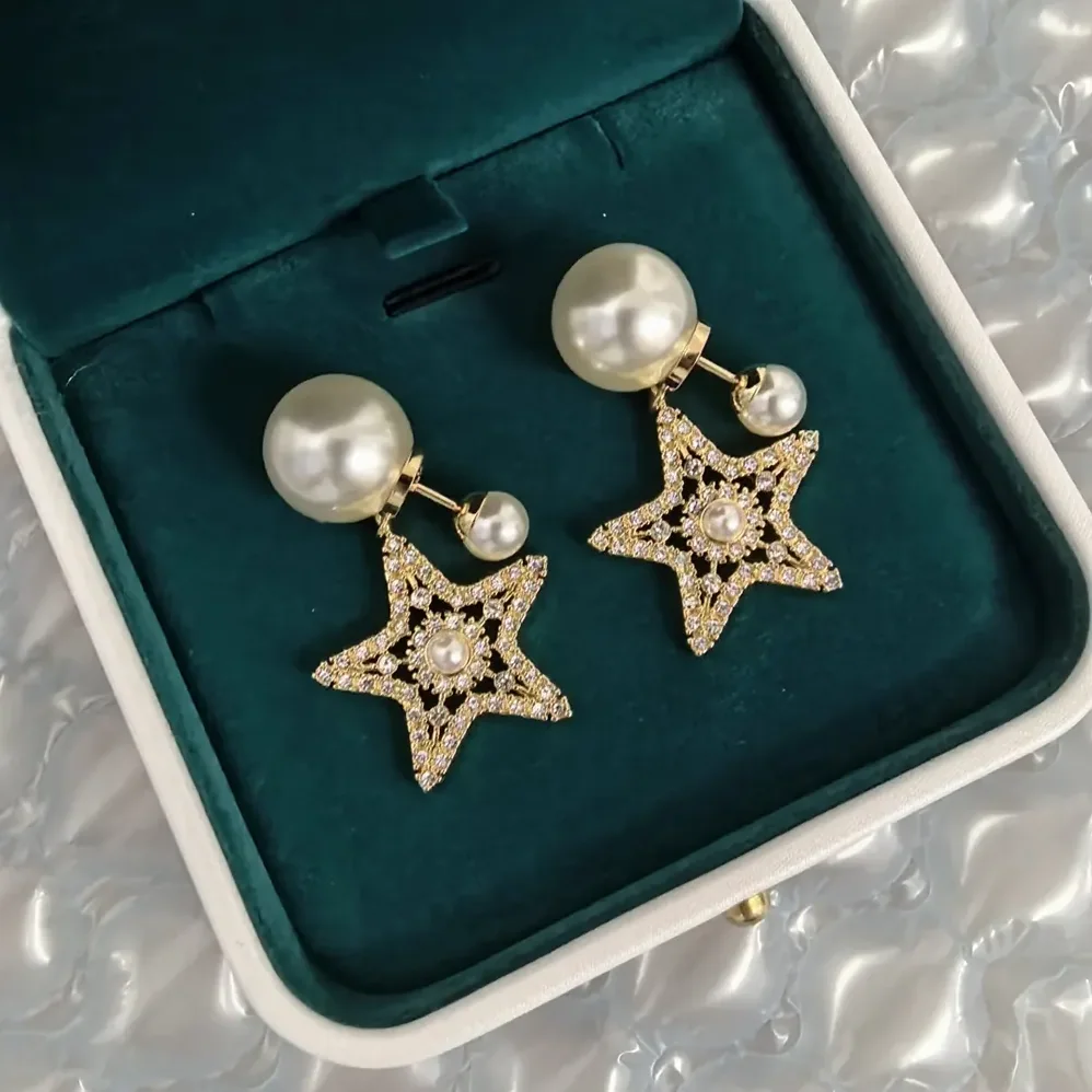 Dior Tribales Earrings Pale Gold-Finish Metal White Resin Pearls and Silver for Women in Tone Crystals Dior Tribales Earrings Pale Gold-Finish Metal White Resin Pearls and Silver for Women in Tone Crystals