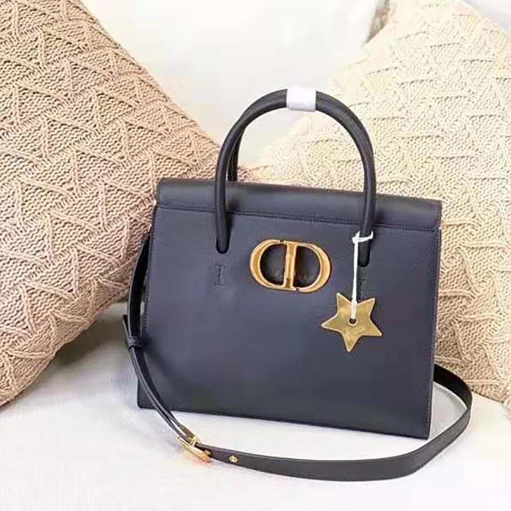 Dior Large ST Honore Tote Black Grained Calfskin for Women Dior Large ST Honore Tote Black Grained Calfskin for Women