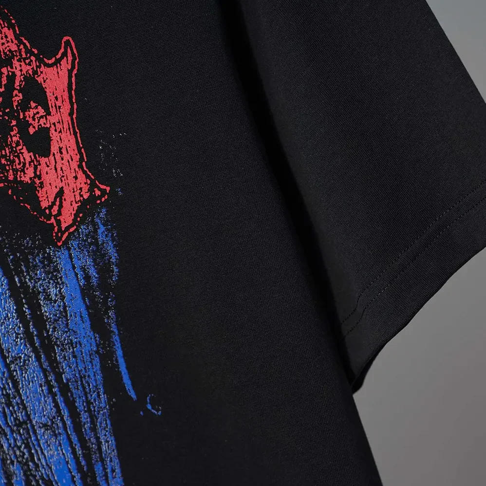 Balenciaga Salon De Couture Medium Fit T-Shirt in Black Dry Jersey for Men Balenciaga Salon De Couture Medium Fit T-Shirt in Black Dry Jersey for Men