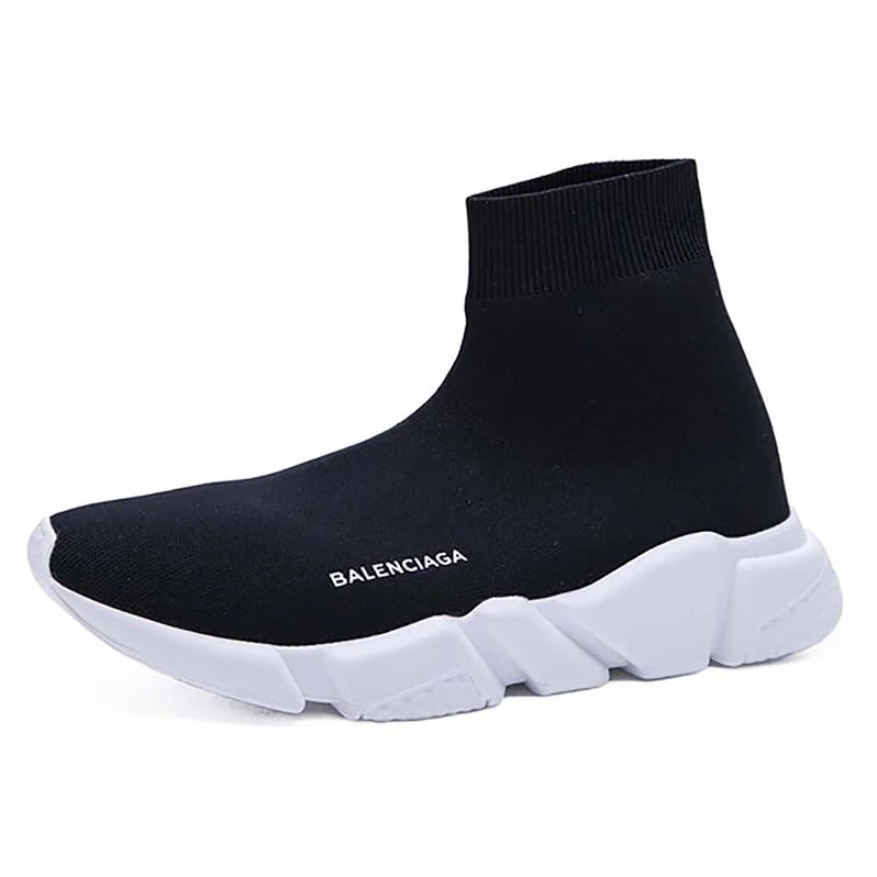 Balenciaga Stretch Mesh High Top Sneakers for Unisex in Black Balenciaga Stretch Mesh High Top Sneakers for Unisex in Black