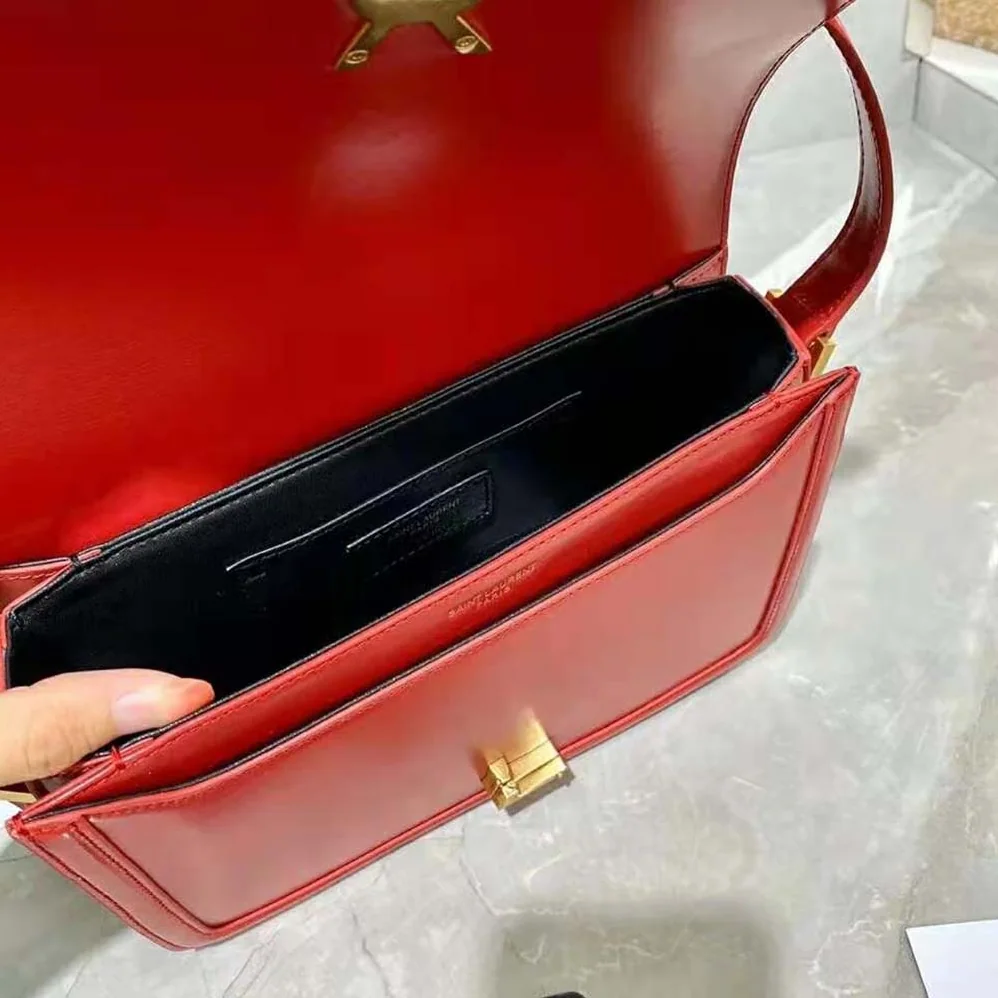 Saint Laurent YSL Solferino Medium Satchel in Box Saint Laurent Leather for Women Saint Laurent YSL Solferino Medium Satchel in Box Saint Laurent Leather for Women