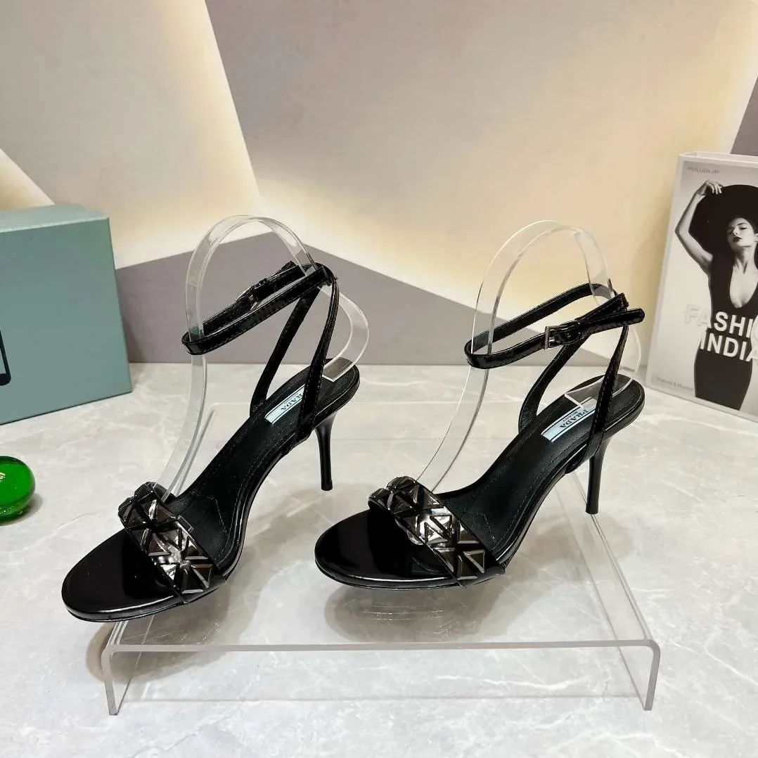 Prada Ankle Strap Pumps Black