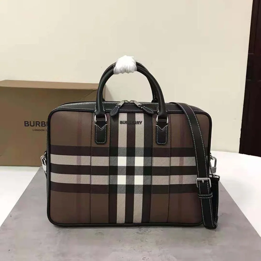 Burberry Ainsworth Briefcase for Men in Brown
